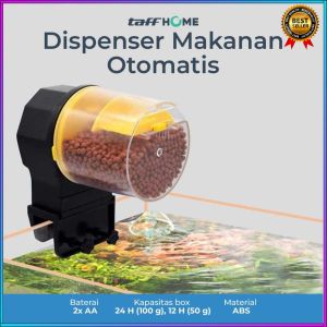 COD TaffHOME Dispenser Makanan Ikan Aquarium Automatic Food Timer - GA-300D / dispenser makanan ikan otomatis akuarium dapat mengatur jumlah makanan bahan kokoh awet terbaru terlaris rekomended desain minimalis tetap elegan terbagus paling tren top viral