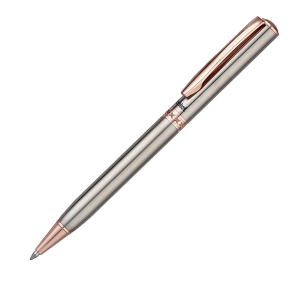 Bút ký cao cấp Pentel B810-PG ngòi 0.8mm mực xanh thiết kế sang trọng nắp mạ vàng tinh xảo nét viết trơn mượt