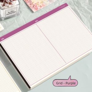 COOLSOOL 20Sheets/Book b5 Sổ tay B5 Ngang Có thể xé được Sổ tay Đa chức năng Sổ ghi chép pháp lý Học sinh