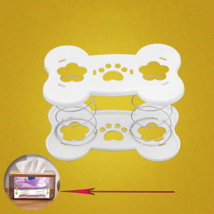 Fantic Creative Spring Holder Tissue Box Automatic Lift Spring Loaded Tissue Box Tissue Spring Bracket Car Tissue Box Spring Holder