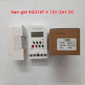 Công tắc hẹn giờ KG316T-II/ 12V 24V DC dùng điện 1 chiều 12V 24v DC bật tắt thiết bị điện 12v dùng bình ắc quy