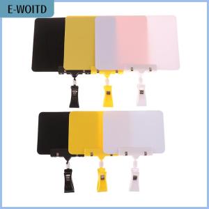 【E-WOITD】 1 Pcs Fruit Price Tag Merchandise Display Wear-resistant Sign Holder Clip Food Advertising PVC Waterproof Whiteboard Clip