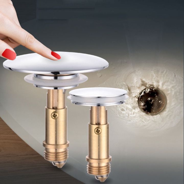 WEYAN Pop Up Type Antirust Sink Drain Trap Hair for Bathroom Faucet Accessories Drain Cover