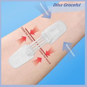 Ditur Zipper Band-aid Painless Wound Closure Patch Suture-free Wound Dressing Patches Zip Suture Reducer Band Aid Outdoor Portable