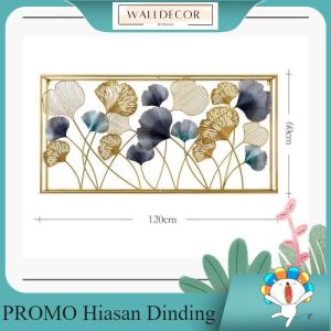 Luxury Wall Decoration Flower Gingko Horizontal / Vertikal / Hiasan - Horizontal120x6
