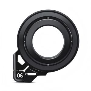 Magnetic Phone Ring Holder Stand 360° Rotatable MagSafe Compatible Aluminum Alloy Kickstand Dual-Axis Foldable Ultra-Slim Finger Grip Video Stand for iPhone 15 14 13 Pro Max Android Samsung Galaxy Desktop Accessories