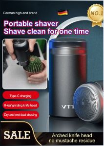 Electric Shaver Quick Shave Shaver Waterproof and Dustproof Self Grinding Mini Strong Power In-car
