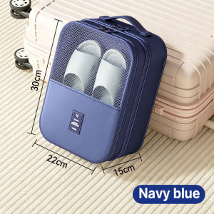 Large Travel Shoe Bag Portable Shoe Storage Bag Zipper Waterproof Dust-Proof Multi layer Beg Kasut Cuti Melancong