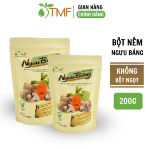 Combo 2 gói bột nêm Ngưu Báng 200g thuần chay không bột ngọt cho bé ăn dặm TÂM MINH FOODS