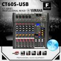 [ XẢ KHO ] Mixer YAMAHA CT60S - CT80S - CT120S  - 6 8 12 Kênh Chuyên Nghiệp,  100 Hiệu Ứng Vang, Tích Hợp Rever/ Echo/ Delay/ Bluetooth 5.0, Cân Chỉnh Bass, Mix, Trep Cực Hay,  Bộ Hiệu Ứng 16DSP Bộ Chỉnh Âm 7 Băng Tần. 
