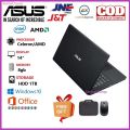 Laptop Asus Intel Celeron/AMD Ram 8gb Hdd 1tb /Free Tas & Mouse. 