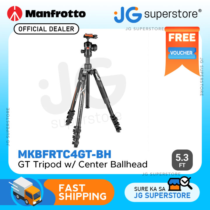 Manfrotto MKBFRTC4GT-BH Befree GT Carbon Fiber Tripod Twist Lock