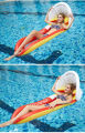 salbabida for adult Inflatable Water Hammock Floating Bed Lounge Chair Drifter Swimming Pool Beach Accessories floaters for swimming adult. 
