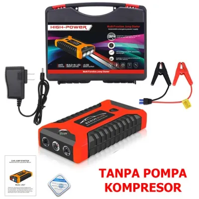 Jumper Aki Mobil 10000mAH 12V 4 Port USB 3 in 1 Portable Power Bank