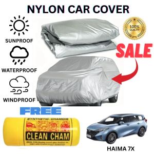 Waterproof Nylon Car Cover for Haima 7X Portable & Easy to Use Cover for Big SUV With Clean Cham