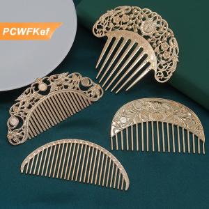 【PCWFKef】 Trung Quốc Kẹp Tóc Retro Tóc Lược Hanfu Món Ăn Kẹp Tóc Trang Trí Rỗng Khắc Tóc Lược Tinh Tế Phụ Kiện Tóc Quà Tặng
