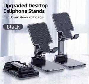 Universal Phone Stand Foldable Desk Phone Holder Telescopic Adjustable Angle Mobile Pad Stand