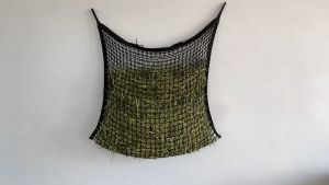 Large Capacity Hay Net Slow Feed Hay Feeder Bag Hanging Horse Hay Bag for Horses Goat Sheep