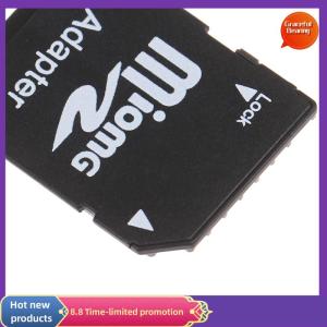 Graceful 5Pcs Micro SD Trans Flash TF To SD SD HC Memory Card Adapter Converter Black