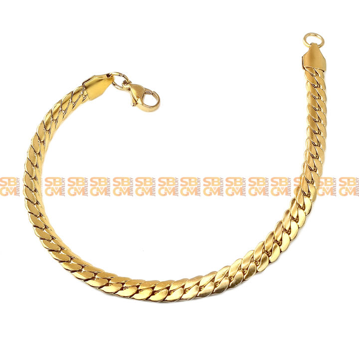 Icebox - 6MM Figaro Bracelet 14k Solid Gold