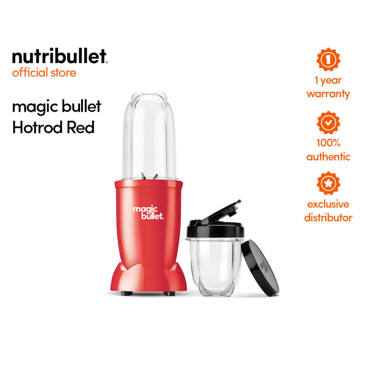 Magic Bullet Blender Ice Crushing Nutrition Extractor Safety Lock Hotrod Red Lazada PH