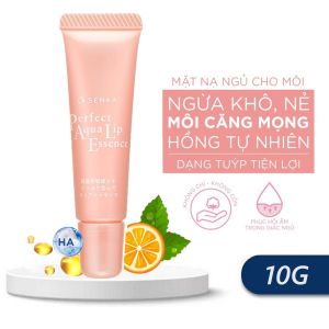 Tinh Chất Dưỡng Môi Ban Đêm Senka 10G Mặt Nạ Ngủ Ủ Môi Cấp Ẩm Ngăn Nẻ Môi Mềm Mịn Hồng Tự Nhiên Senka Perfect Perfect Aqua Lip Essence