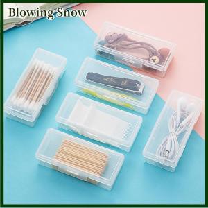 Blowing Du Lịch Di Động Hộp Thuốc Bông Tăm Chủ Trường Hợp Detal Xỉa Đồ Trang Sức Tổ Chức Container Chống Bụi Đồ Trang Sức Phụ Kiện Hộp