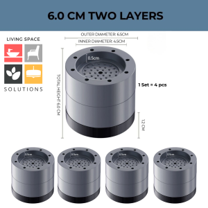 [Sg Seller] Washing Machine Fridge Furniture anti-vibration rubber base Shock Proof