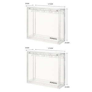 【SG】Labubu Transparent Storage Box Hanging Display Rack Dustproof Blind Box Doll Pendant Storage Box