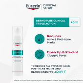 Eucerin Dermopure Clinical Triple Action 40ml / Acne Serum / Serum Acne / Acne Treatment / Parut Jerawat