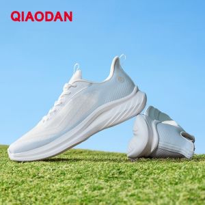 Qiaodan Men Sneakers Breathable Mesh Lightweight Shock Absorbent Soft Sole Casual QXB023252212