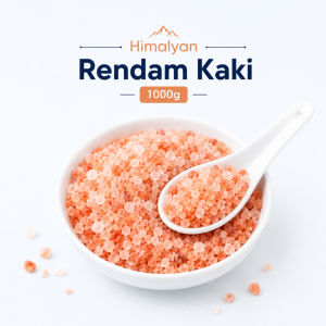 [ 30% Off ] Garam Bukit Tulen Himalaya 1000GM  MANDIAN RENDAM Kaki HIMALAYAN SALT ROCK SALT PINK SALT Bath