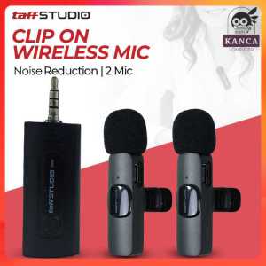 KANCA TaffSTUDIO Clip On Mic Wireless Noise Reduction Vlogging Singing 3.5mm - K35 Pro