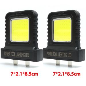 5Pcs LED Work Light Adjustable Plug IP67 Waterproof Work Lights Power Tool Accessories Home Outdoor Lithium Battery Pack Power Supply
