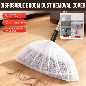 [Easy Dust Cleaning] Disposable Broom Dust Removal Cover Electricity Dust Brush Floor Cleaning Tool Household Floor Cleaning Device
