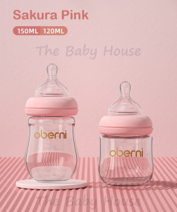 Oberni Glass Bottle Wide Neck no BPA 150/120ml