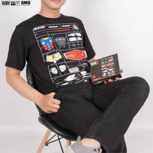 CLOWOR Gundam RX-78-2 Gunpla Set Style Mobile Suit Anime Kaos T-Shirt