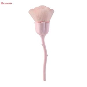 Mozo- kuas make up bunga Brush Tangkai Bunga Mawar Powder Brush Bulu Kuas13