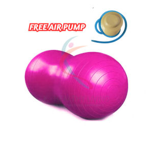Free Pump Yoga Peanut Ball Anti-Burst Peanut Yoga Ball Fitness Yoga Ball Peanut Capsule Exercise Health Sports Gym 🔥🔥