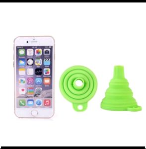 Corong Minyak / Corong Plastik Impor / corong karet lipat / corong air silikon kecil / corong mini corong tarik MLH K08