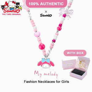 100% Authentic Sanrio Melody Fashion Necklaces for Girls Jewelry Accessories Birthday Gift 3218