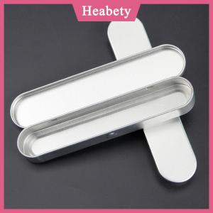 Heabety 1 cái kim loại quà tặng hình chữ nhật Ngựa miệng hộp thiếc đài phun nước hộp bút trường hợp