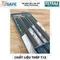 Bộ giũa gỗ 3 chi tiết TOTAL THT918326 | bộ 3 giũa gỗ chất liệu thép T12 chiều dài 200mm gồm 1 giũa gỗ dẹp, 1 giũa bán nguyệt, 1 giũa tròn mài vật khác cho sắc hoặc nhẵn. 