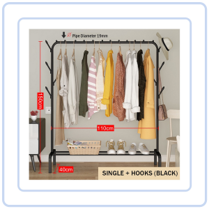 【Pure Care】 Sturdy Standing Clothes Rack Drying Rack Clothes Hanger