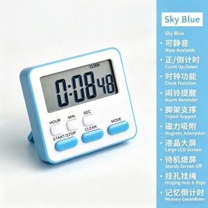 Multifunction Timer Kitchen Bedroom Timer Reminder Clock Alarm Kids Student Learning Time With Digital Display Stopwatch Clock