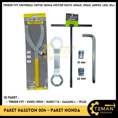 Paket Treker CVT Motor Matic HONDA T8 TEKIRO / Paket Lengkap 19&22 MM