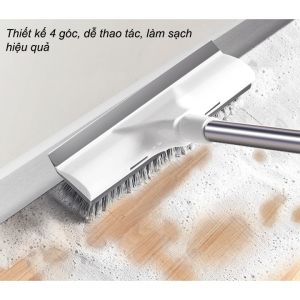 Chổi lau sàn  cây lau sàn gạt nước quét gạch 2 đầu tiện lợi dễ điều chỉnh chiều dài đầu cố định và bàn cứng xoay 360 4.9 16 Đánh Giá 61 Đã Bán