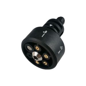 6 in 1 Nozzle Plastik Adjustable Untuk Selang Air 1 / 4 Inch Tekanan Tinggi
