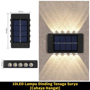 Lampu Dinding Outdoor-Lampu Dinding Tenaga Surya-Anti Air