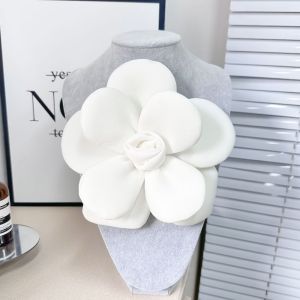 ANBIHE Large Size 3D Flower Applique Chest Flower Handmade Clothing Applique Wedding Dress Camellia Clothing Decoration Patches Sewing